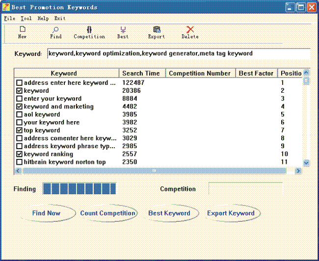 meta tag keyword generator